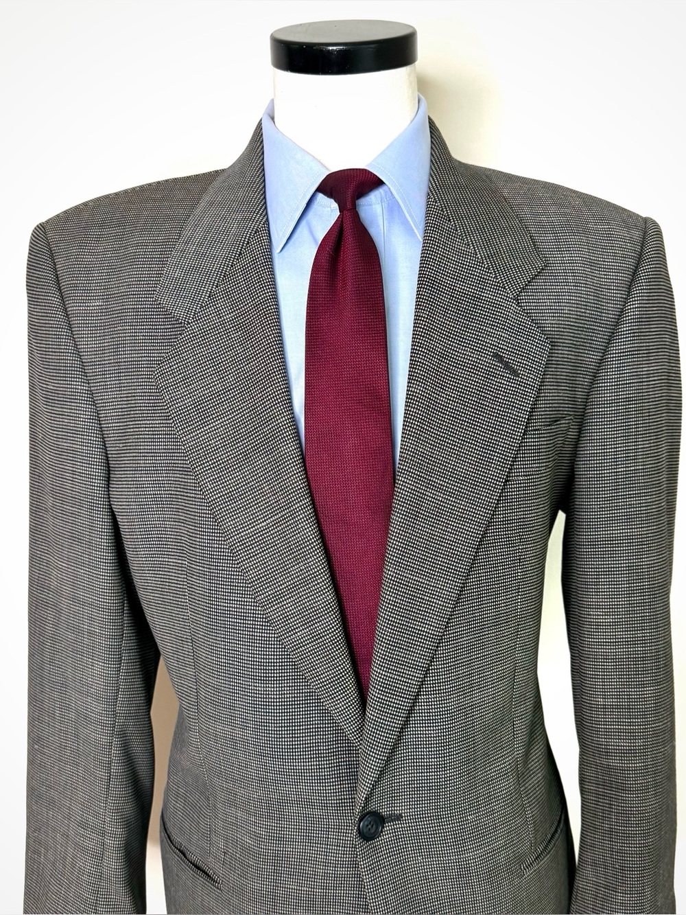 Yves Saint Laurent Pindot Blazer | 44